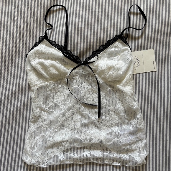 *NWT* Urban Outfitters Lace Tank Top - Picture 1 of 3